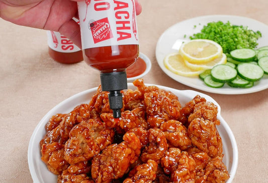 Sriracha Glazed Fried Chicken